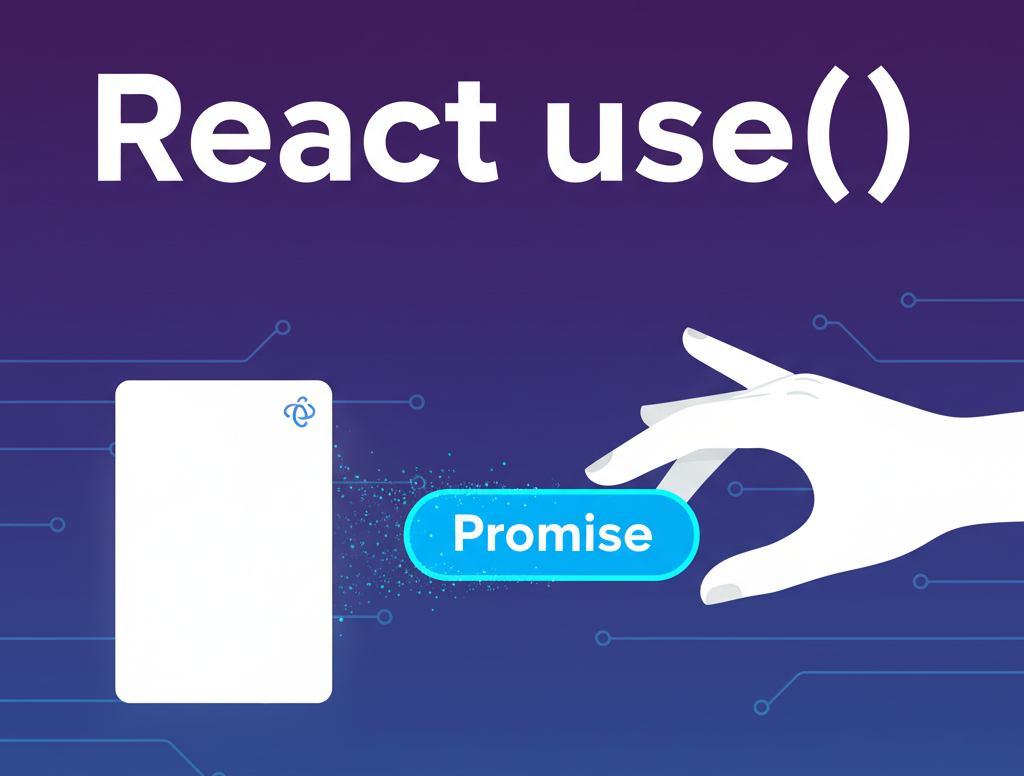 The Secret Weapon: How `React`'s `use()` Hook Simplified My Async Code