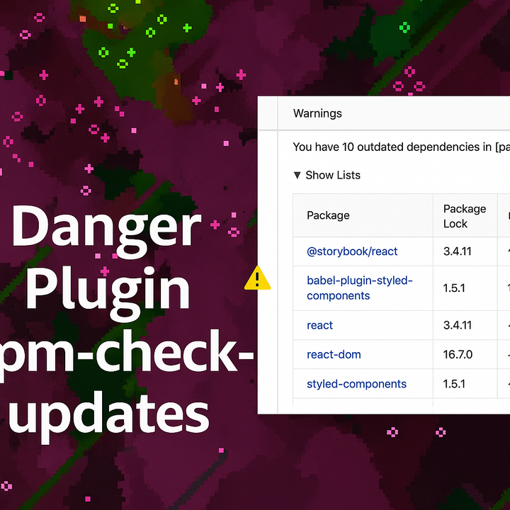 Menjaga Dependensi Tetap Sehat Secara Otomatis dengan `danger-plugin-npm-check-updates`